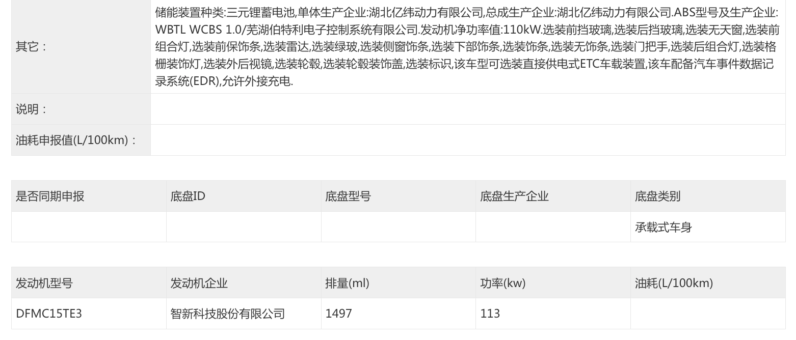 又一新能源MPV车型 东风风行游艇V9曝光