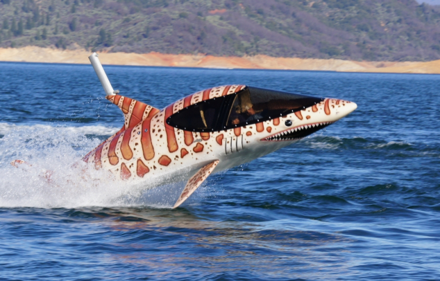 2023年新型鲨鱼摩托飞艇带你验半潜式惊险之旅